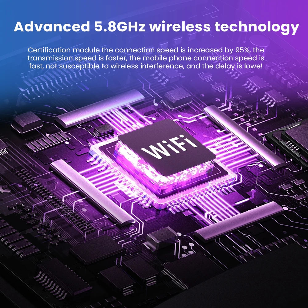 2025 Wireless Carplay Android Auto Adapter USB Dongle Smart Mini Box Plug and Play 5G WIFI Bluetooth for 98% Wired Carplay Cars