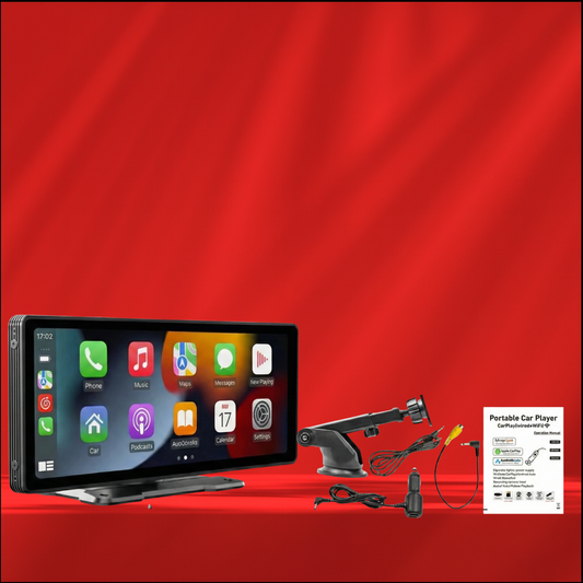 DriveGadget Wireless CarPlay Screen with HD Rearview Camera